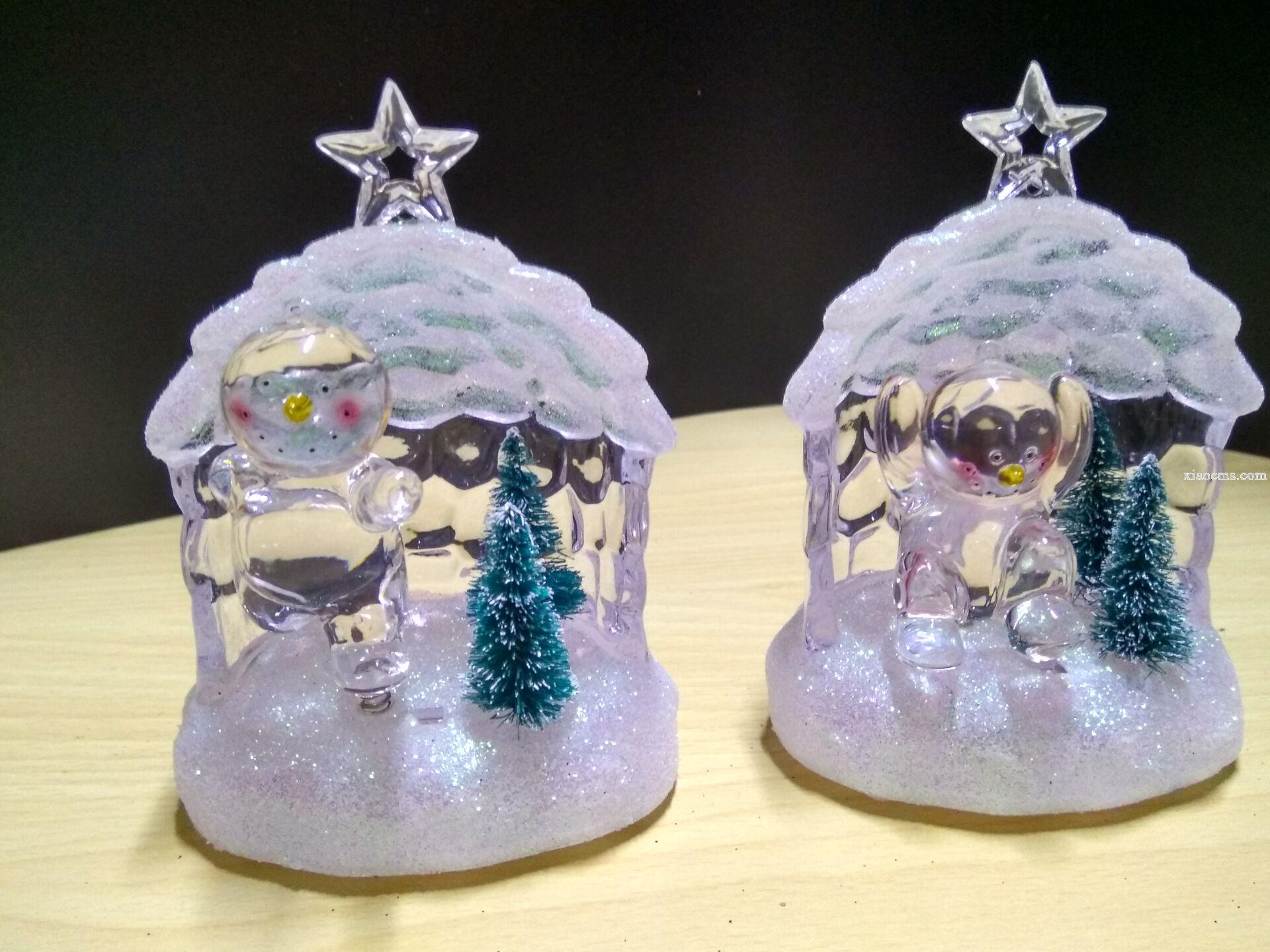 雪屋马槽 圣诞装饰品